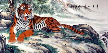 虎 Painting - 中国のトラ
